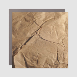Recycled Paper: Eco-Friendly Texture. Car Magnet