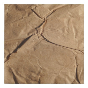 Recycled Paper: Eco-Friendly Texture. Faux Canvas Print