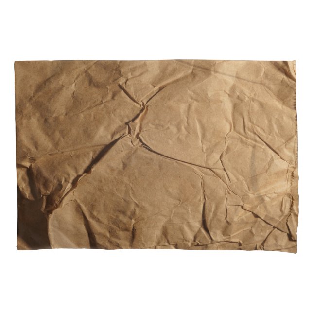 Recycled Paper: Eco-Friendly Texture. Pillow Case (Front)