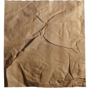 Recycled Paper: Eco-Friendly Texture. Shower Curtain