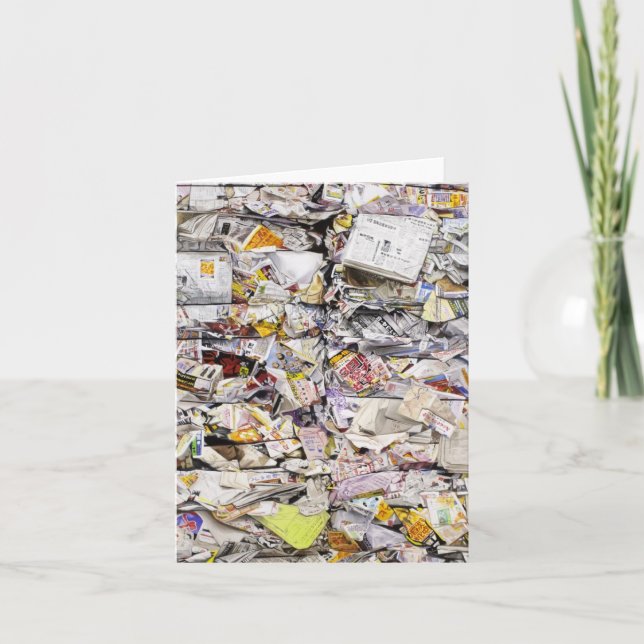 Recycled Paper - Sasebo - Greeting Card (Front)