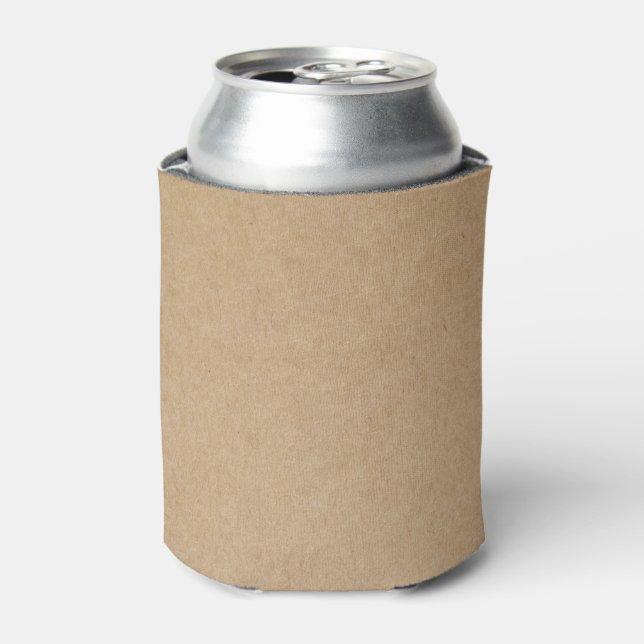 Recycled paper texture can cooler (Can Front)