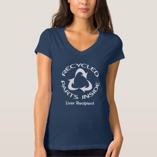 Recycled Parts Inside _ with customized text T_Shirt