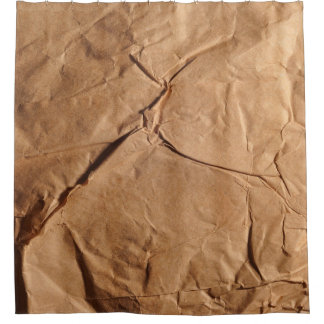 Recycled wrapping paper. Texture. Shower Curtain