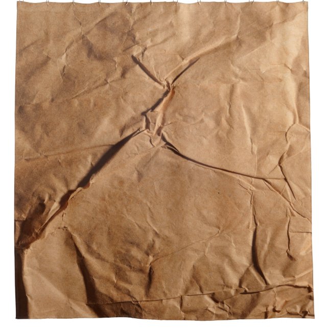 Recycled wrapping paper. Texture. Shower Curtain (Front)