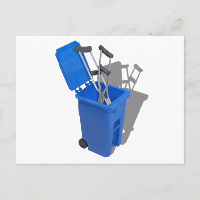 RecycledCrutches082010 Postcard (Front)