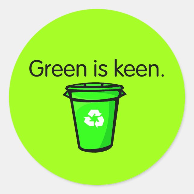Recycling Awareness Sticker (Front)