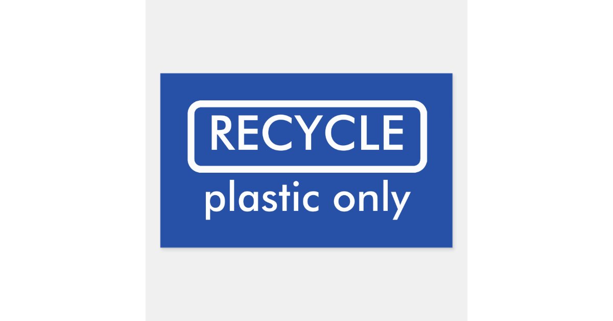 recycling bin label template sticker zazzlecom