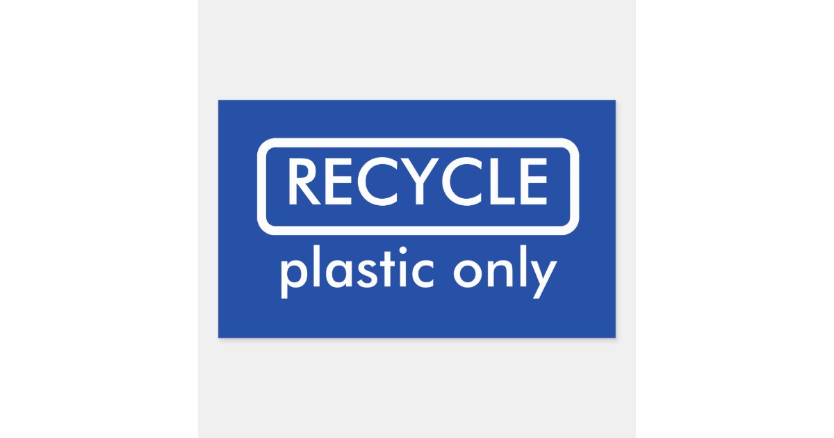recycling bin label template sticker zazzlecom