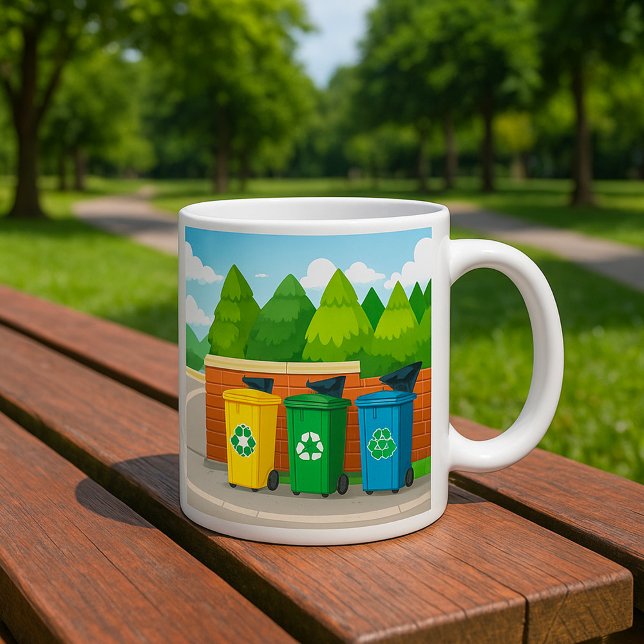 Recycling Bins Coffee Mug (Creator Uploaded)