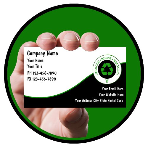 Recycling Business Cards