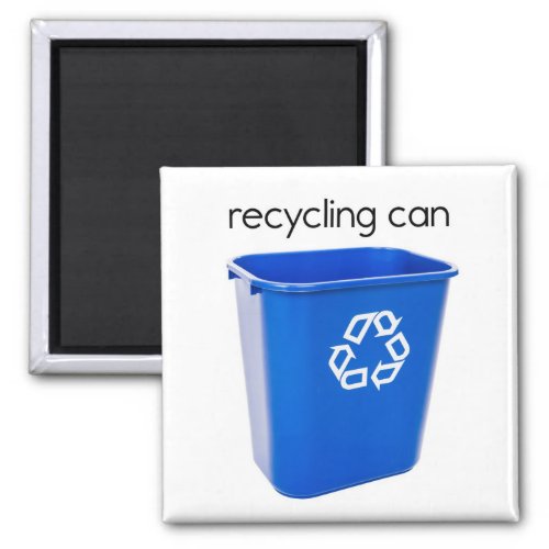 Recycling Can Refrigerator Magnet