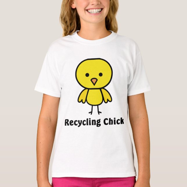 Recycling Chick T-Shirt (Front)