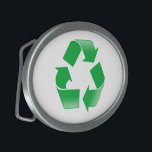 Recycling CLASSIC RECYCLE SYMBOL Belt Buckle<br><div class="desc">Recycling CLASSIC RECYCLE SYMBOL</div>