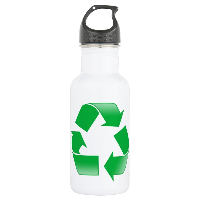 Recycling CLASSIC RECYCLE SYMBOL Water Bottle (Front)