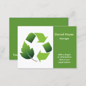 recycling company business card (Front/Back)