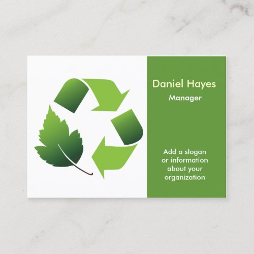 Recycle  Business Cards
