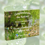 Recycling Earth Acrylic Award<br><div class="desc">Original digital art design over an original picture of a real English garden. Little earth spheres growing back,  some are still green and a few ripe already!  there is a dove on top too. Protect  the earth.
 **Fully customizable text,  optimized for the landscape version.</div>
