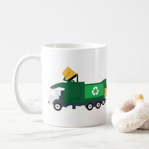 Recycling Garbage Truck Coffee Mug