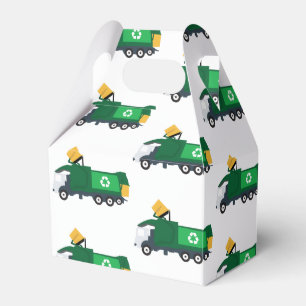 Recycling Garbage Truck Favor Boxes