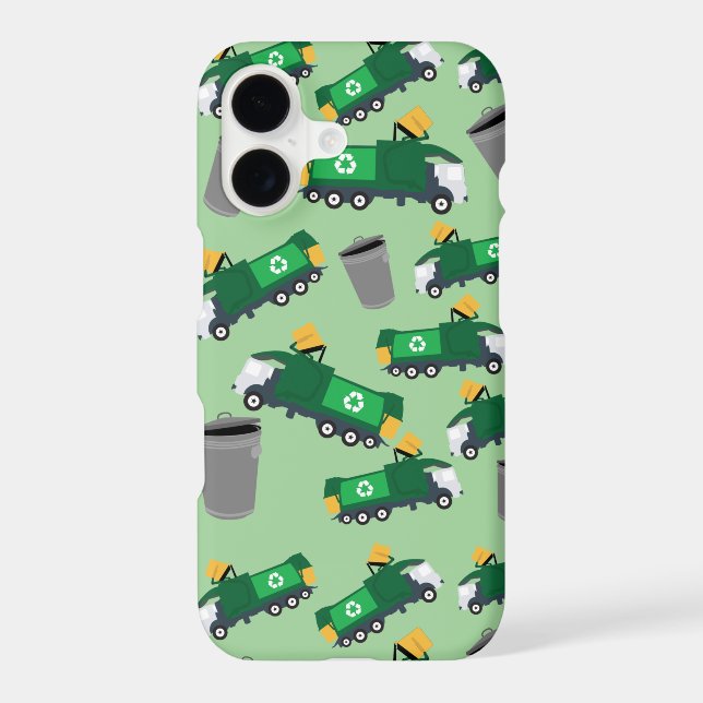 Recycling Garbage Truck Pattern Case-Mate iPhone Case (Back)