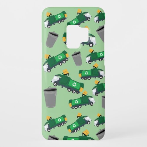 Recycling Garbage Truck Pattern Case_Mate Samsung Galaxy S9 Case