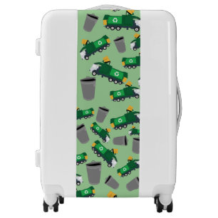 Recycling Garbage Truck Pattern Luggage