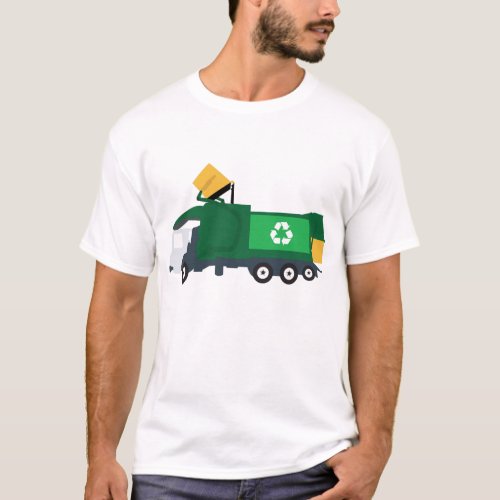 Recycling Garbage Truck T_Shirt