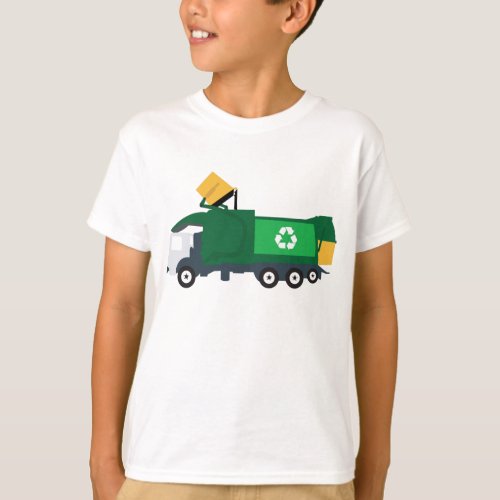 Recycling Garbage Truck T_Shirt