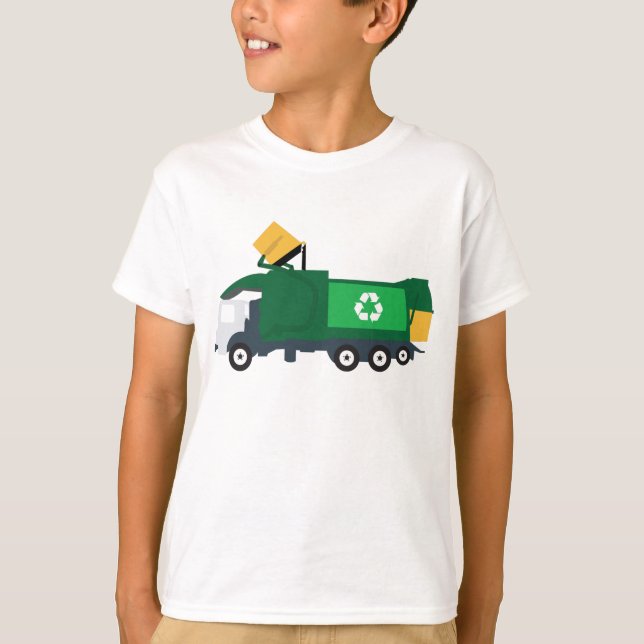 Recycling Garbage Truck T-Shirt (Front)
