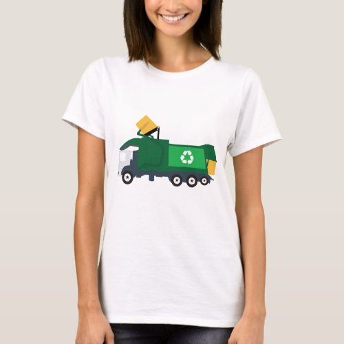 Recycling Garbage Truck T_Shirt