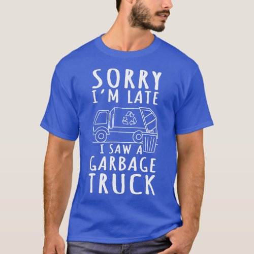 Recycling Garbage Truck Trash Collector Recycle Ea T_Shirt
