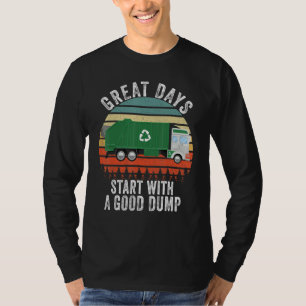 Recycling Garbage Truck Trash Collector  Recycling T-Shirt