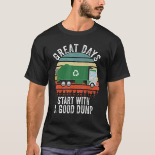 Recycling Garbage Truck Trash Collector  Recycling T-Shirt