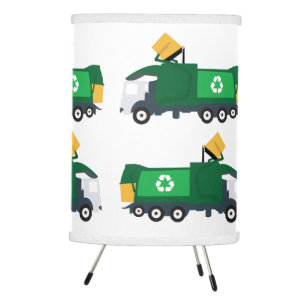 Recycling Garbage Truck Tripod Lamp