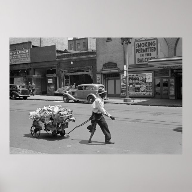 Recycling in the 1930s poster (Front)