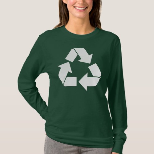 Recycling Logo Recycle Symbol Earth Day Boys Girls T_Shirt