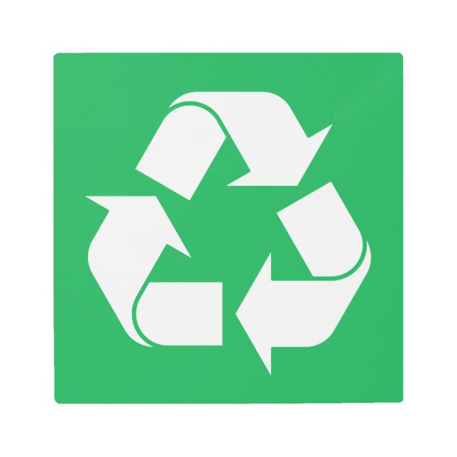 Recycling  metal print (Front)