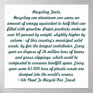 Recycling Poster