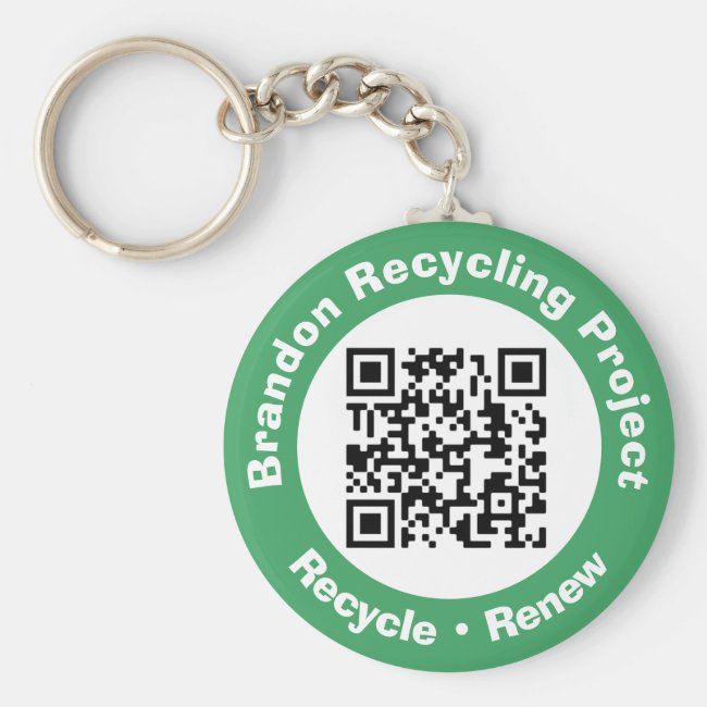 Recycling Project QR Code Recycle & Renew.