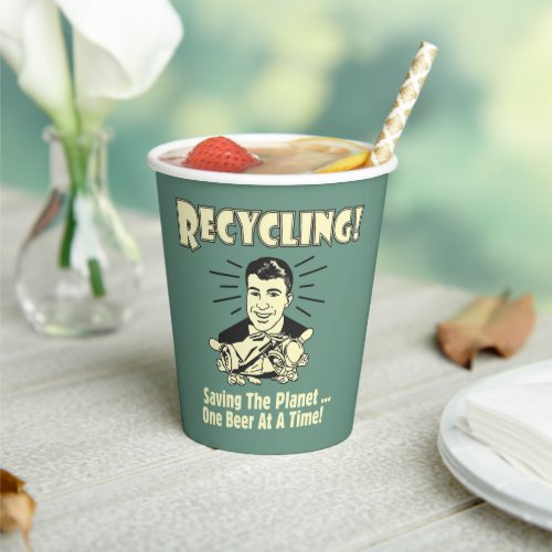 Recycling Saving the Planet Paper Cups