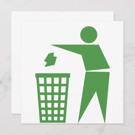 Recycling sign (Front/Back)