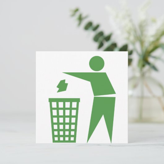Recycling sign (Standing Front)
