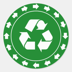 Recycling Sign Sticker