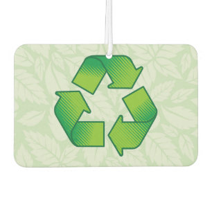 Recycling symbol air freshener