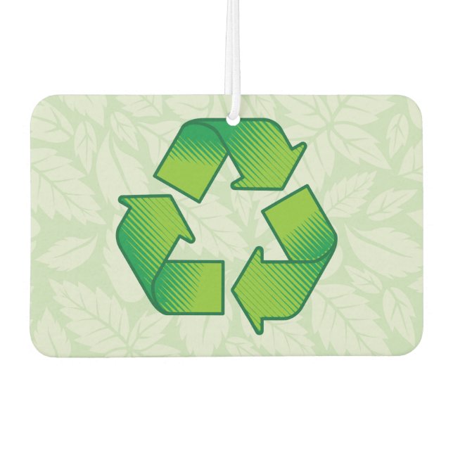Recycling symbol air freshener (Front)