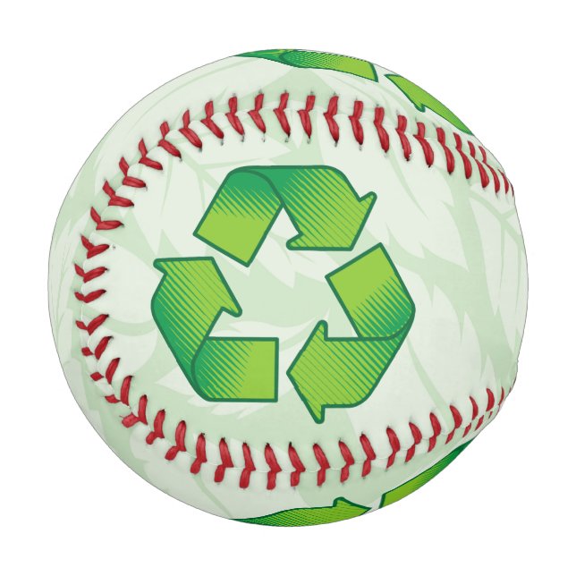 Recycling Symbol Baseball (Back Right)