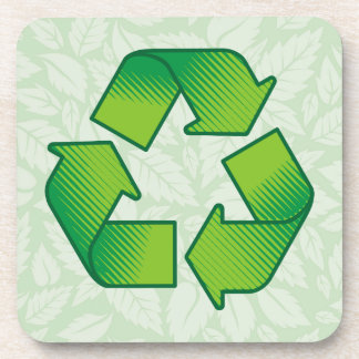 Recycling Symbol Beverage Coaster