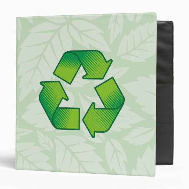 Recycling symbol binder (Front/Inside)