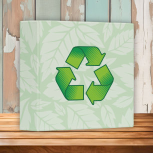 Recycling symbol binder